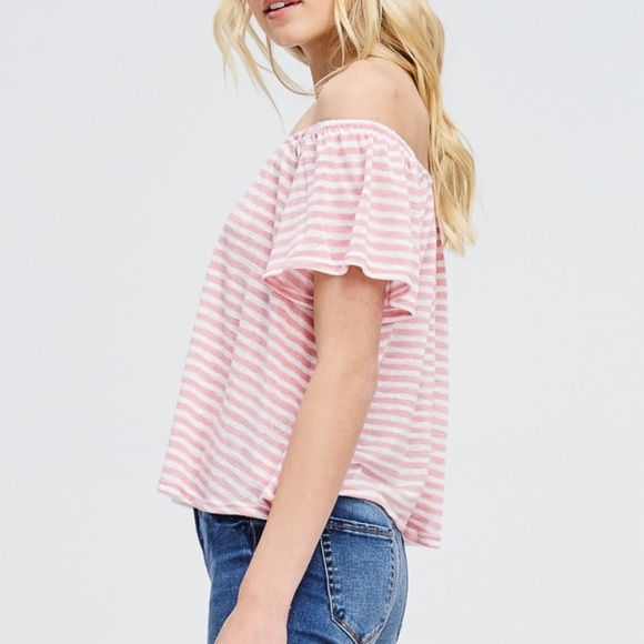 Nautical Summer Strapless Crop Top - Picture 5 of 8